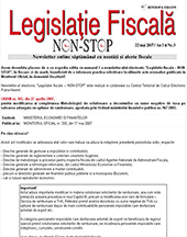 Legislatie fiscala